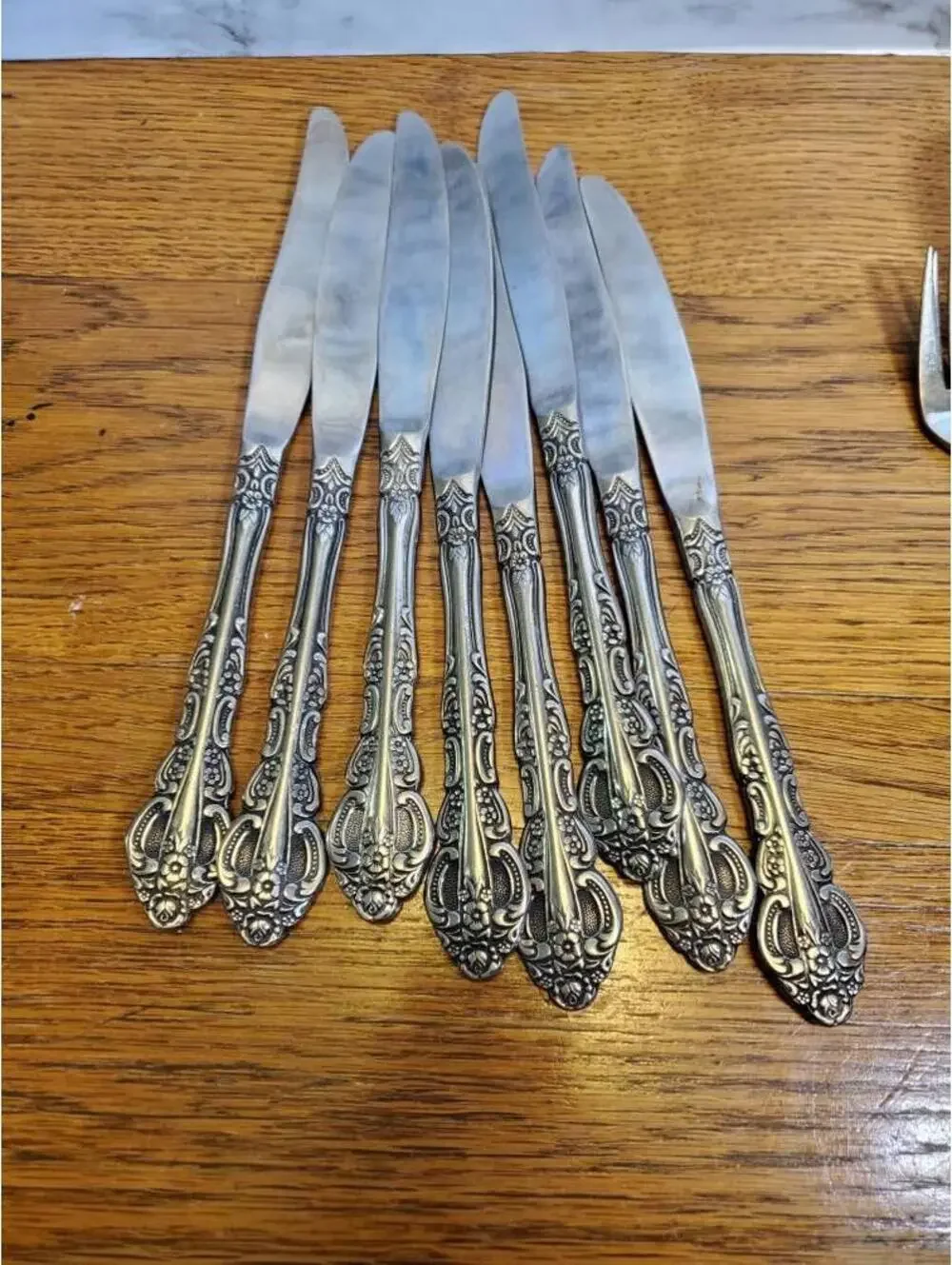 Dynasty II, Stainless flatware pieces, Silverware, MCM, 27 pcs, National Silver